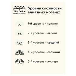 Алмазная мозаика ТРИ СОВЫ "Подсолнухи и яблоки", 40*50см, холст на деревянном подрамнике, картонная коробка с пластиковой ручкой