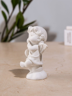 Статуэтка Ангел в лавровом листочке из гипсобетона