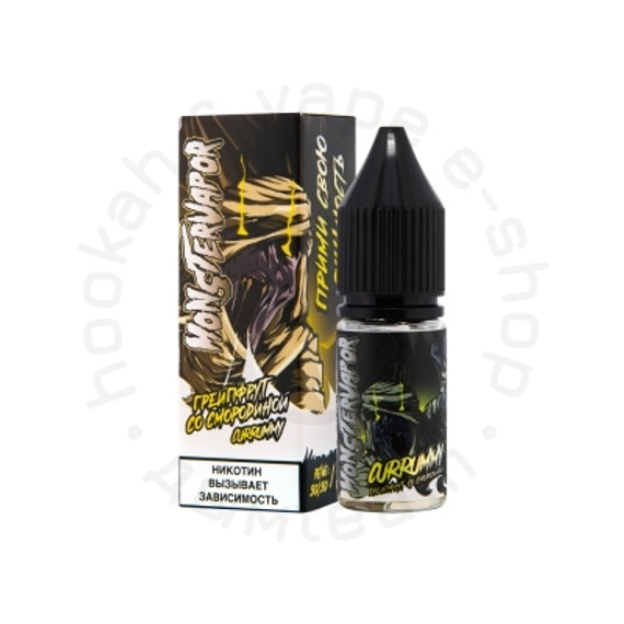 Жидкость MONSTERVAPOR SALT, 10 мл, CURRUMMY (грейпфрут со смородиной), 2 (М)