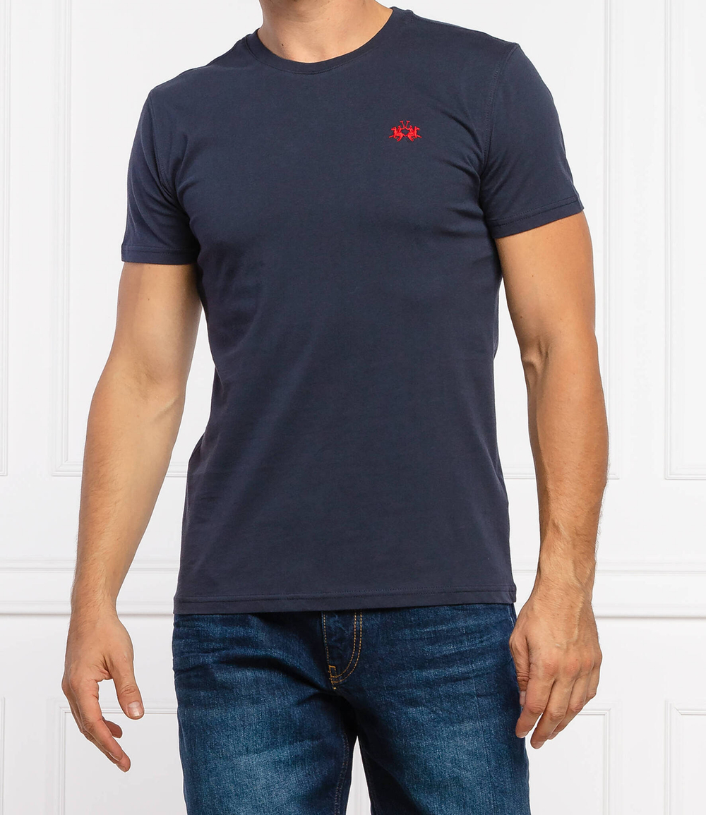 футболка La Martina - темно-синий(CCMR04 JS206)