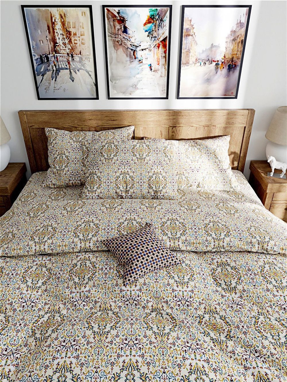 Наволочка комплект 2шт Сказка "Узорная графика-" 50х70 см, перкаль