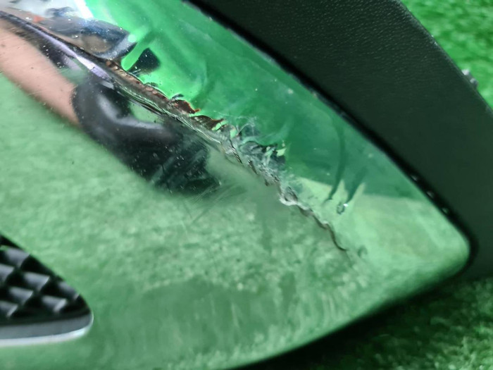 Юбка переднего бампера Mercedes GLC X253 (19-22)