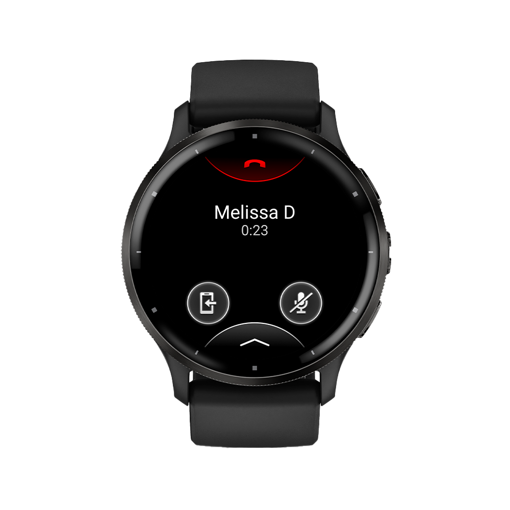 Умные часы Garmin Venu 3, Slate Black Leather (010-02784-52)