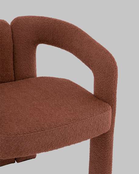 Стул Velit, терракотовое букле