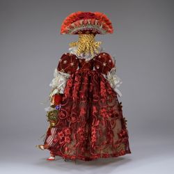 Интерьерная кукла Маркиза с шутом