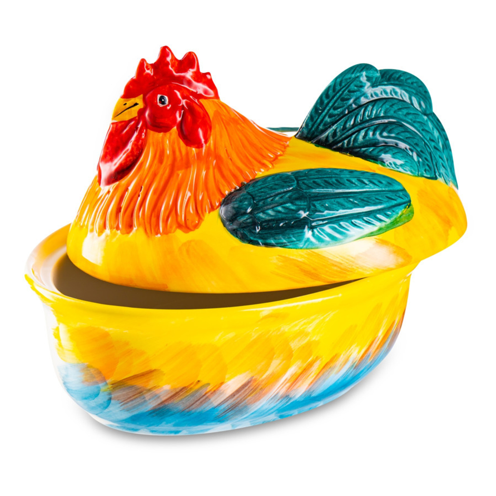 Блюдо для горячего 17х24см Edelweiss Петухи