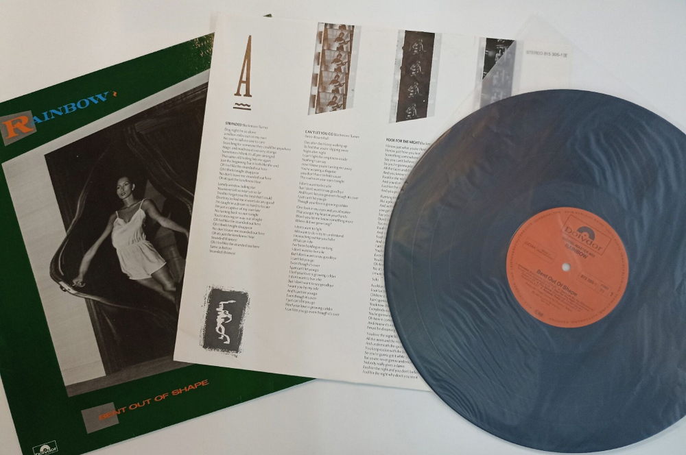 Винтажная виниловая пластинка LP Rainbow Bent Out Of Shape (Germany 1983)
