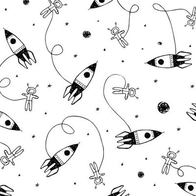 Ракеты на белом фоне