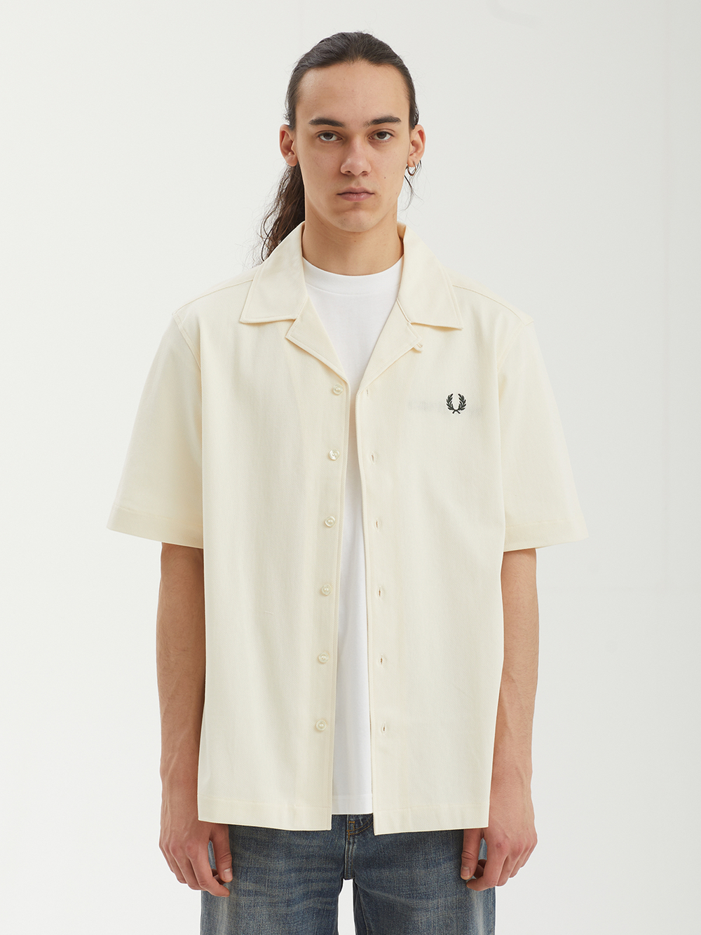 Мужская Рубашка Compress Mesh Revere Collar