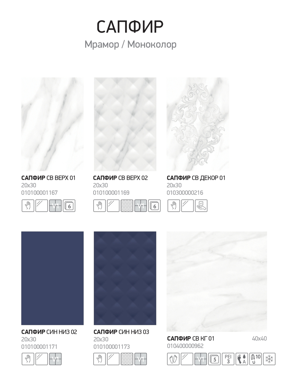 Сапфир св верх 01 200х300 (1-й сорт)