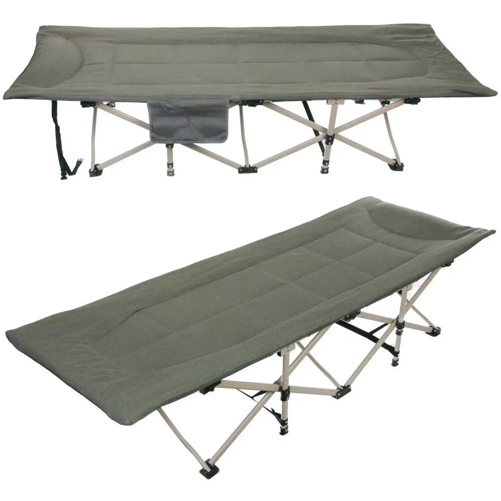 Раскладушка кемпинговая складная 188*66*41 см, мох
