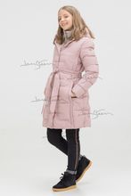 Розовое пальто на меховой подкладке JAN STEEN, до -40 °C