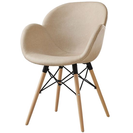 Стул Soren бежевая экокожа