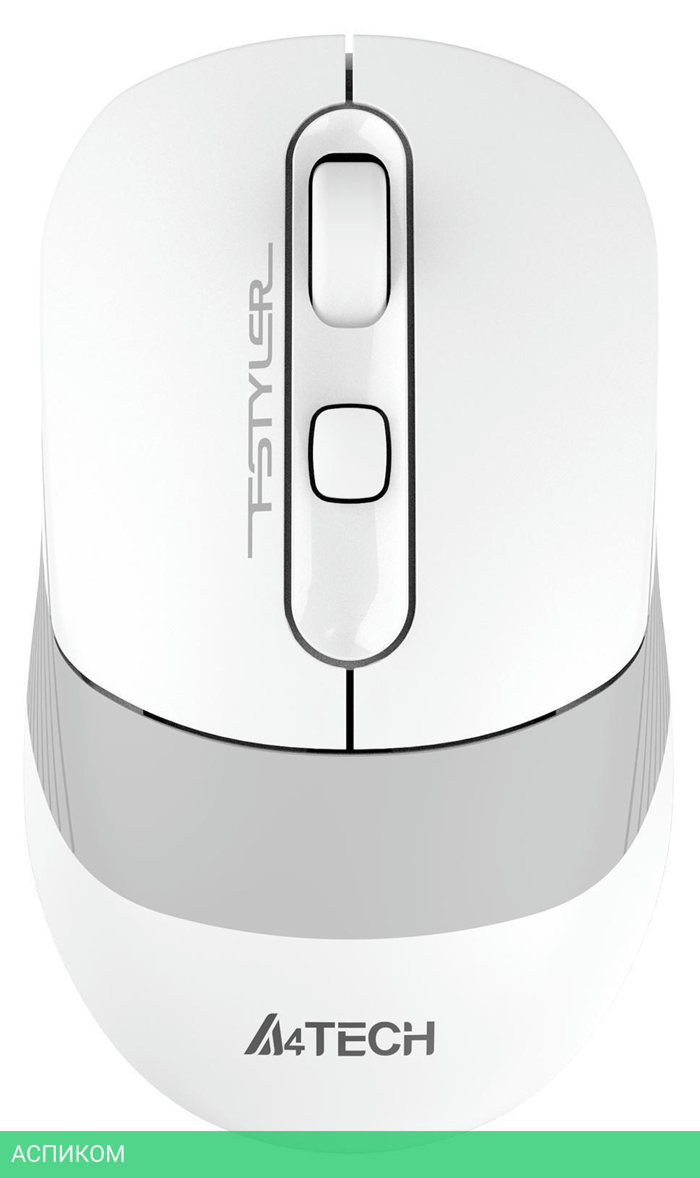 Мышь A4Tech Fstyler FB10C Grayish White