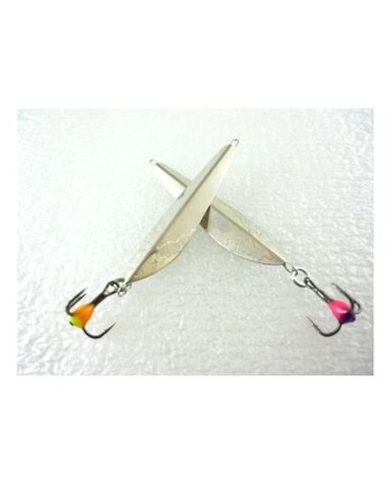 Блесна зимняя Маролистик 33мм мельхиор