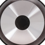 Кастрюля алюминий, антиприг, 4 л, с крыш, крышка стекло, Kukmara, Granit Ultra, кгг42а, син