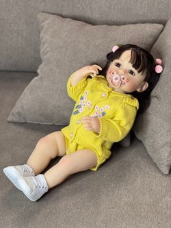 Кукла Реборн виниловая 55см в пакете (FA-308)