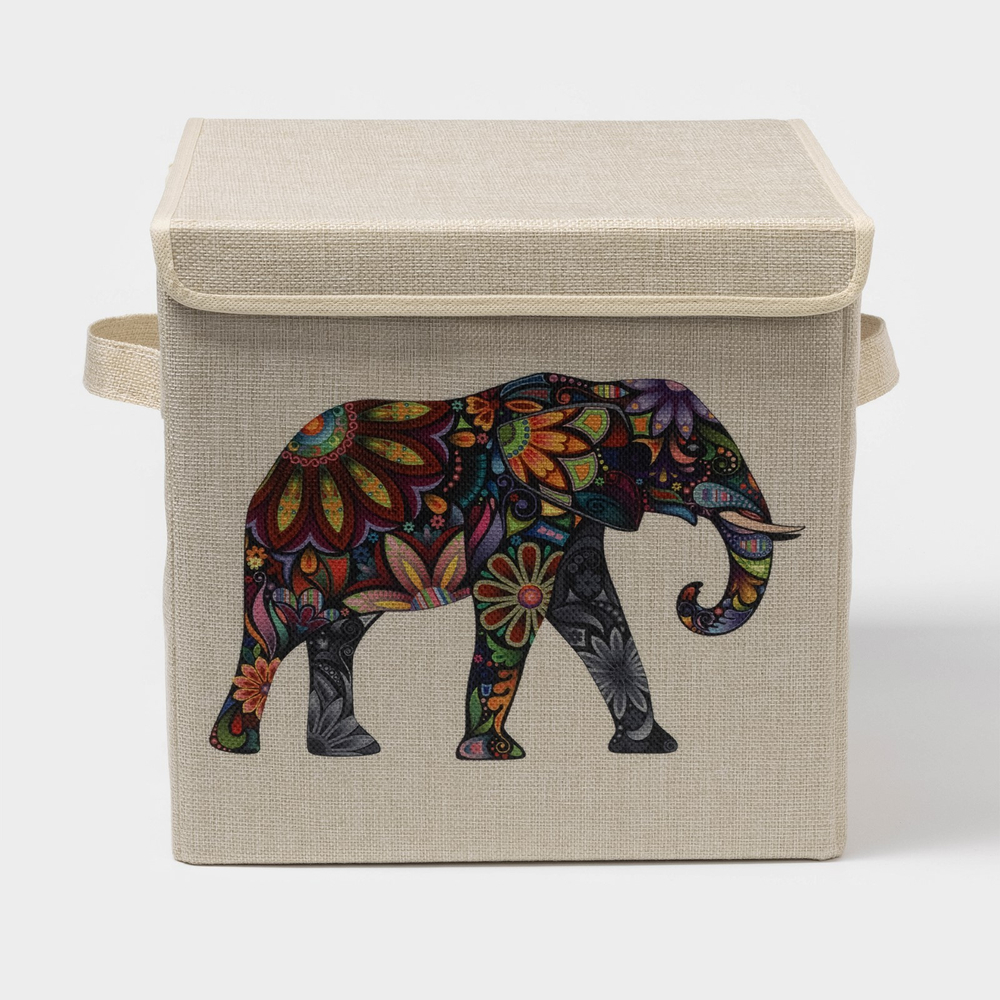 Короб для хранения с крышкой 30х30х28,5 см "Слон"