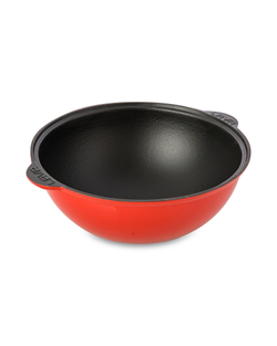 Казан с крышкой 6л LAVA красный