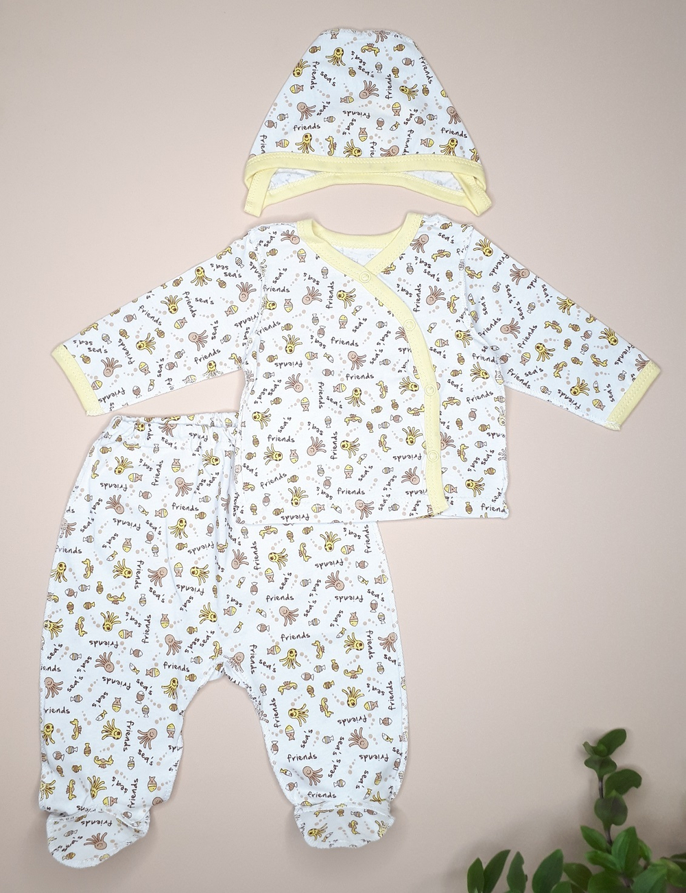 Комплект Морские друзья (жёлтый)