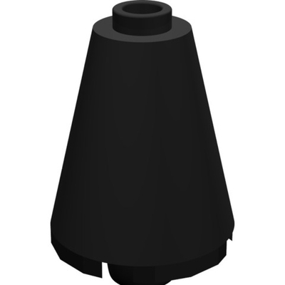 Lego 50шт Усеченный конус (черный) 6092664