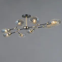 IL0272-8CSQ-25 BK AB TRENTO светильник потолочный