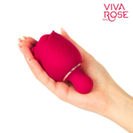 Вибростимулятор клитора Bior toys RT-34011, роза, 9.8 см