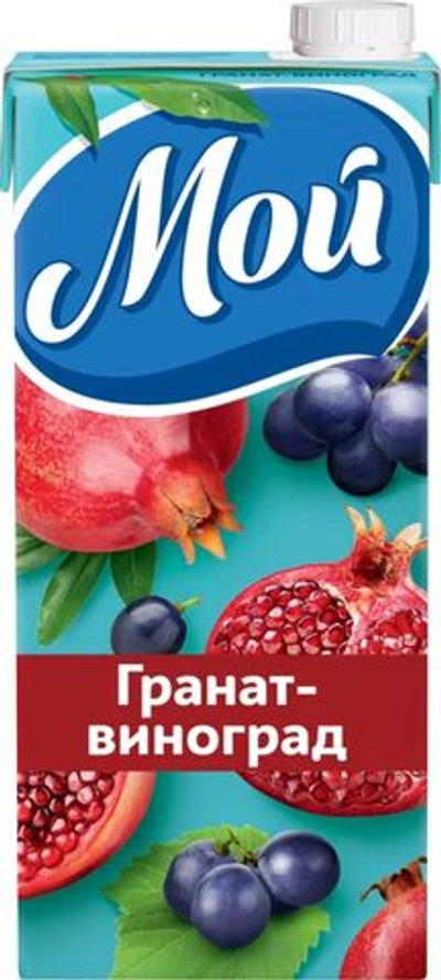Мой нектар Гранат-виноград 0,95л/12