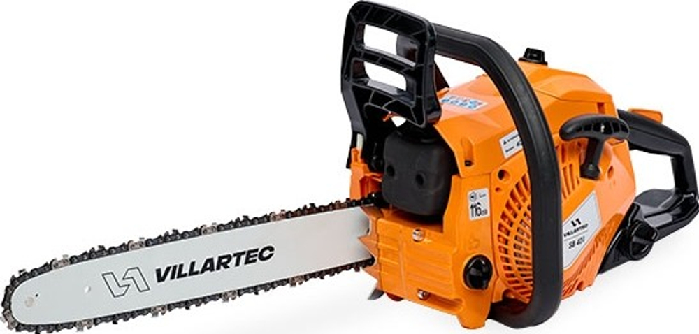 Бензопила VILLARTEC SB401 цепная, шина 40 см.(16") SB401k