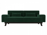 Диван прямой Мюнхен, Зеленый, Велюр, 109098