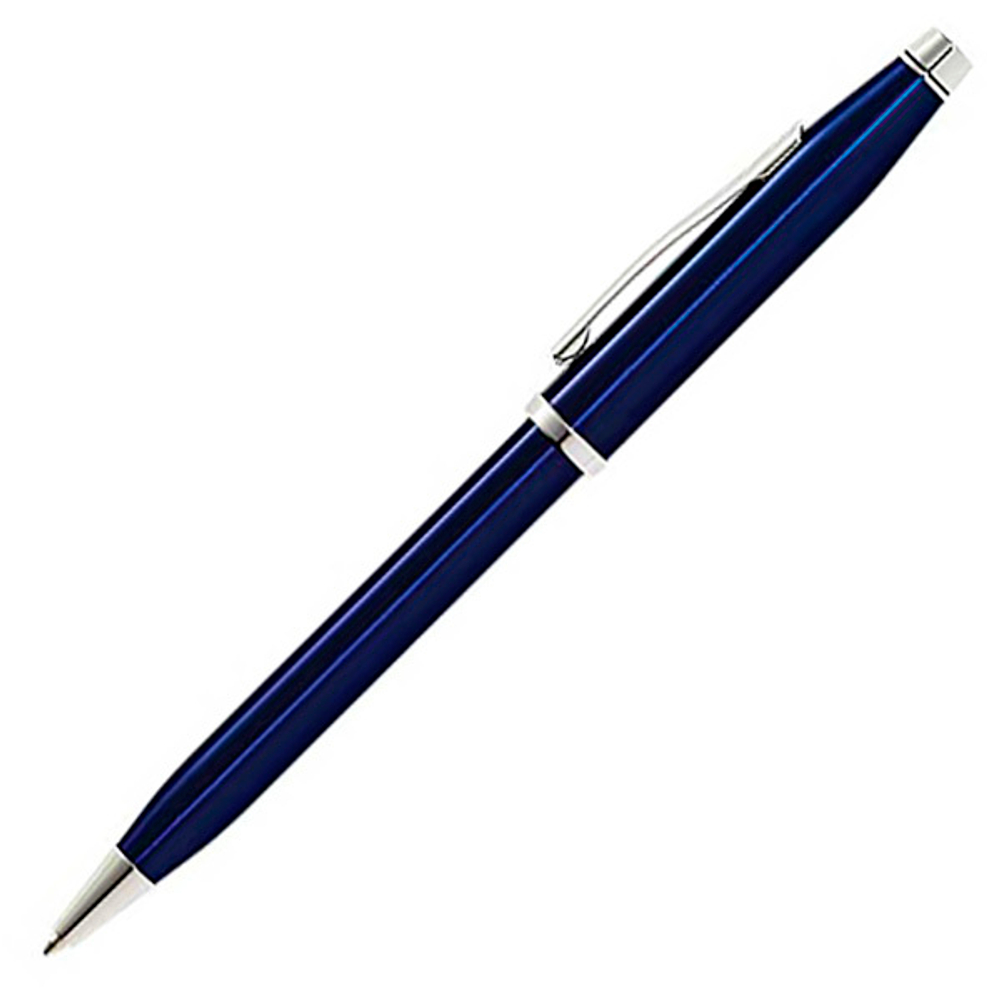 Черная шариковая ручка Cross Century II Blue Lacquer
