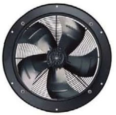 Вентилятор осевой YWF4E-450S с защитной решеткой