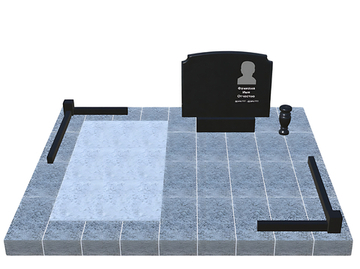 Готовое ритуальное сооружение 2,7м*2,4м (под ключ)