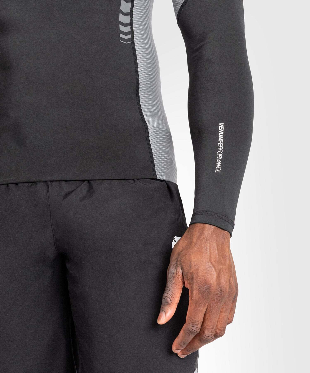 Рашгард Venum Tempest Black/Grey L/S