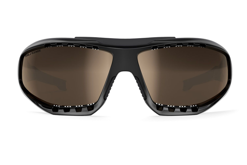 Спортивные очки LiP Surge Aero / Gloss Black - Black / PC Polarized / Levante Series Chroma Brown
