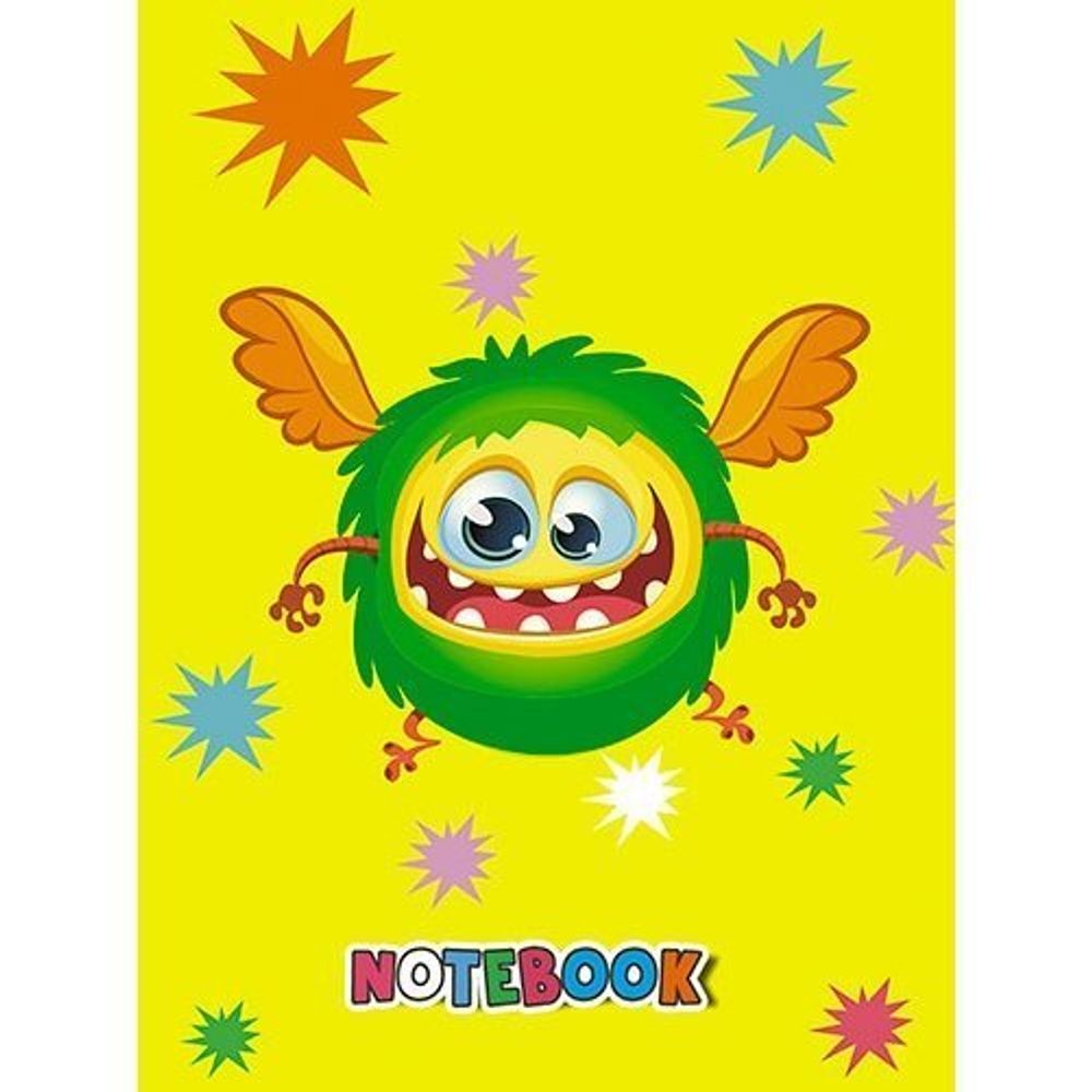 Записная книжка А6, Апплика, скрепка, мелованный картон, ламинация, дизайнерский внутренний блок, 48 л, "Страшилка" Записная книжка А6, Апплика, скрепка, мелованный картон, ламинация, дизайнерский внутренний блок, 48 л, "Страшилка"