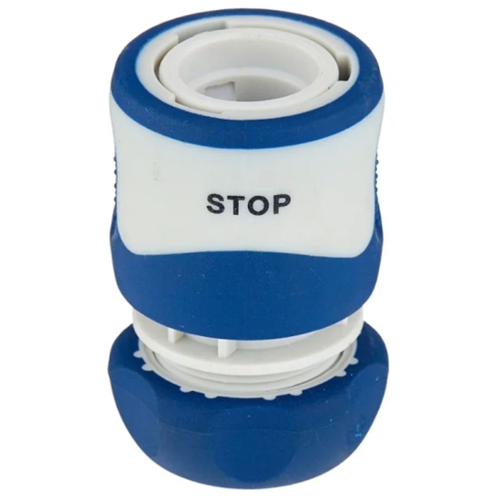 Коннектор GREEN APPLE GWHC20-060 для шланга с аквастопом 3/4м 19 мм | GREEN APPLE