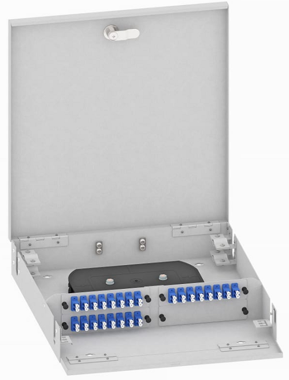 Кросс оптический настенный  TopLAN КРН-Top-48LC/U-OS2-GY
