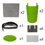 Ящик для зимней рыбалки Helios FishBox (10л) оранжевый