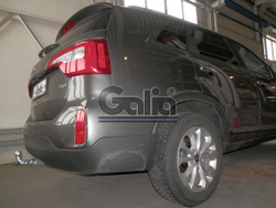 Фаркоп оцинкованный Galia H091C для Hyundai Santa Fe 2012-2018, Kia Sorento 2012-2015, 2015-(паспорт и сертификат в комплекте)(без электрики)