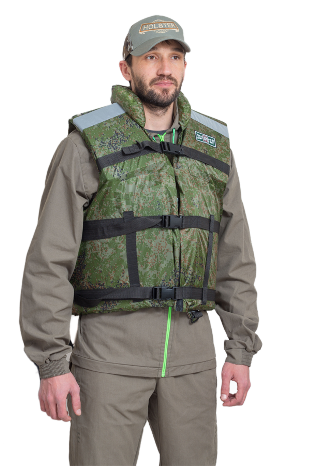 Жилет рыбацкий поддерживающий / таффета / лето