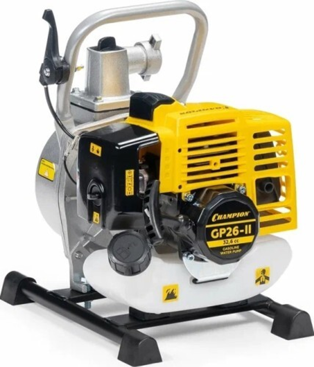 Мотопомпа бензиновая CHAMPION GP26-II для слабозагрязненной воды
