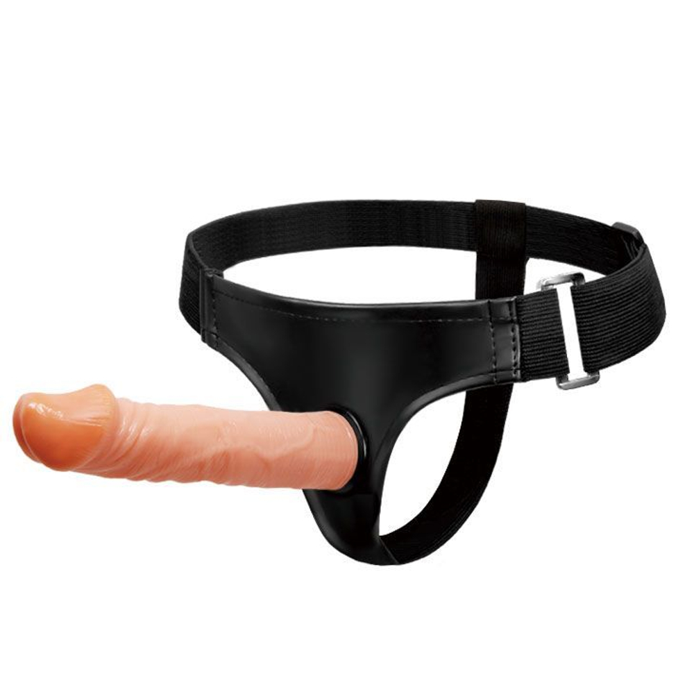 Страпон Baile BW-022012, телесный на трусиках, 19 см