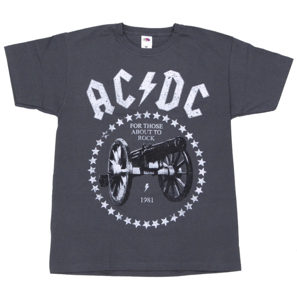 Футболка AC/DC For Those About To Rock графит (811)