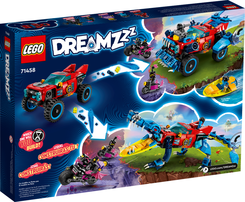 Конструктор LEGO DREAMZzz Автомобиль-крокодил 71458