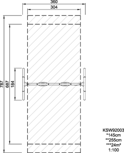 Двойные качели, П-Рама, Н=2,5 м, антрацит