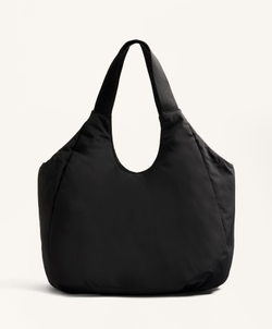 Oysho Сумка-шоппер с контрастной ручкой, черный