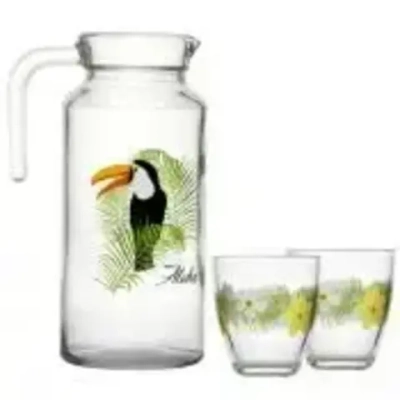 Набор питьевой 7 предметов «Тукан джангл» (кувшин + 6 стаканов)