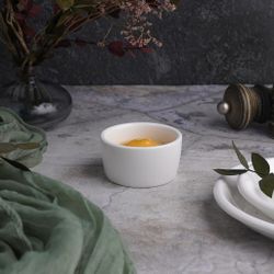 Соусник 50 мл d 6,5 см h2,8 см круглый белый фарфор P.L. Proff Cuisine [16]