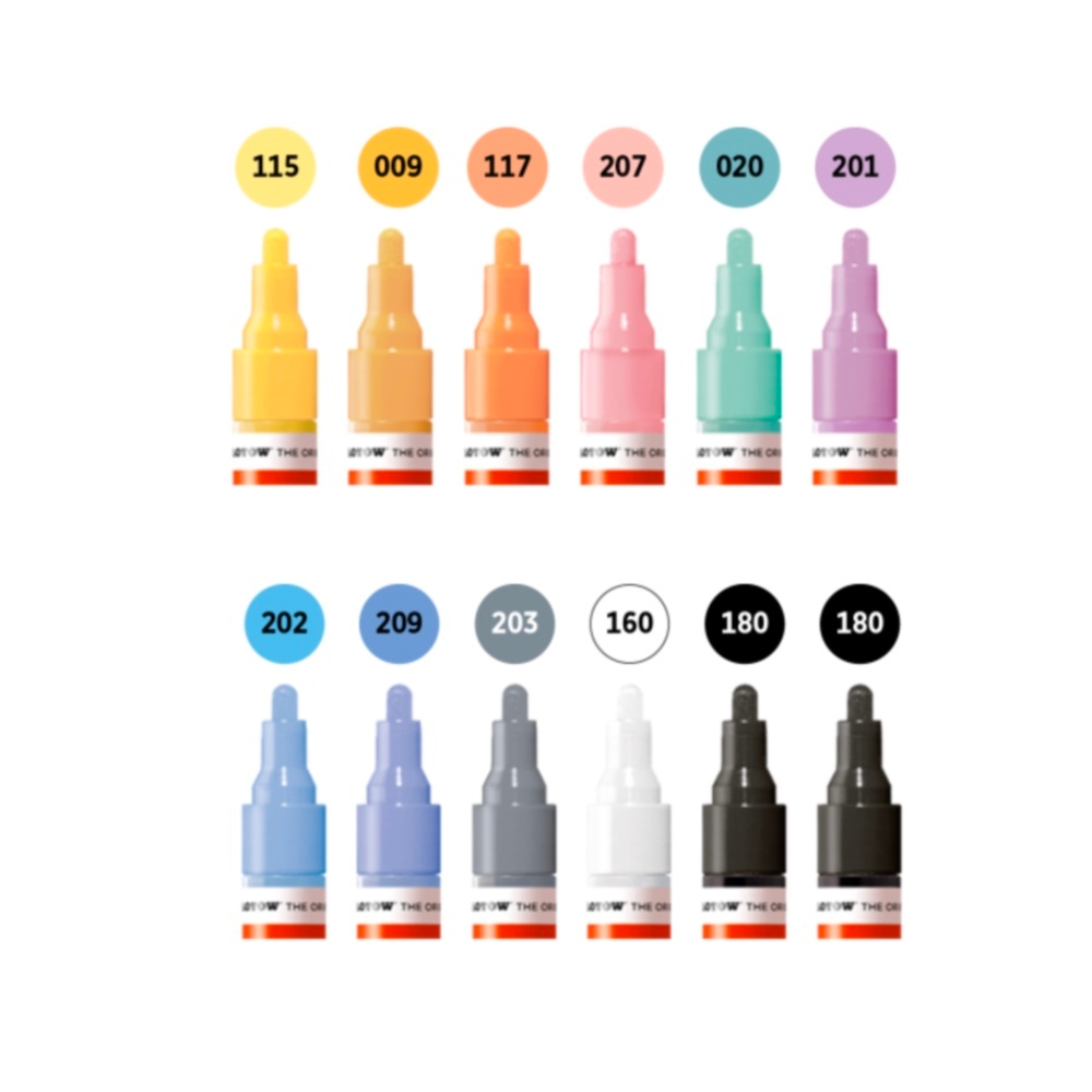Набор маркеров Molotow ONE4ALL 227HS - 12шт Pastel-Kit (4мм)